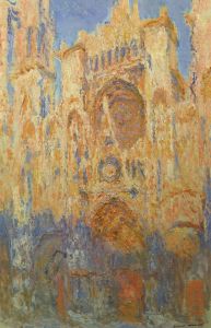 656px-Claude_Monet_-_Rouen_Cathedral,_Facade_(Sunset)